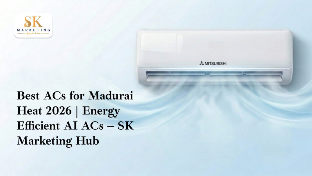 How to Survive Madurai’s 38°C Heatwave: Top 5 Energy-Efficient AI ACs at SK Marketing Hub