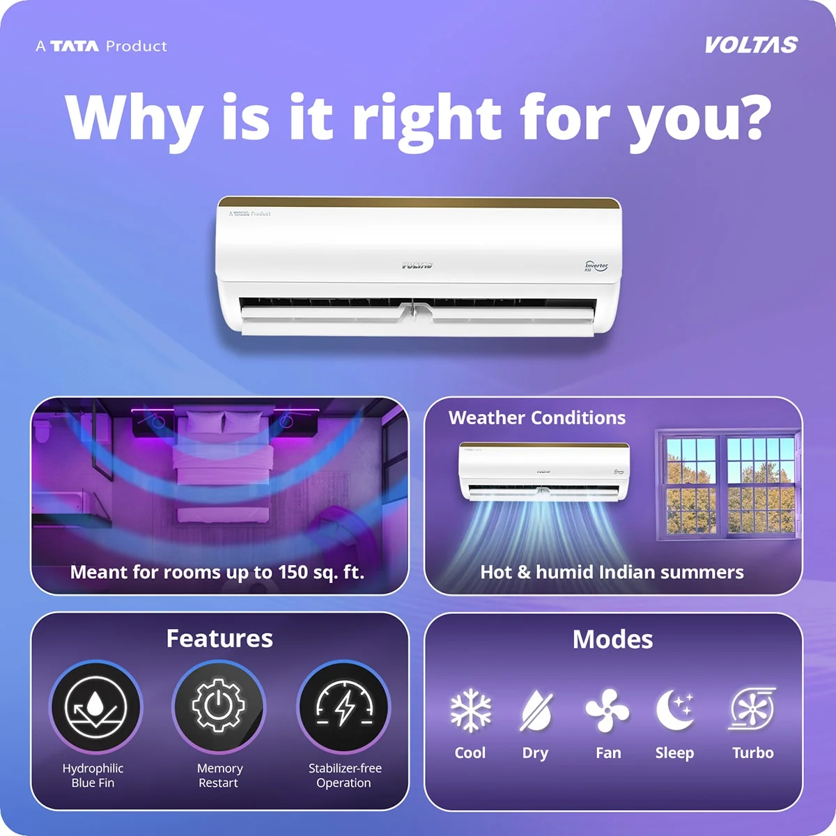 Voltas 123V Vertis Elite Gold